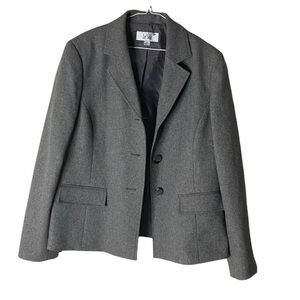 Le Suit Gray Blazer Elegant Suit Jacket